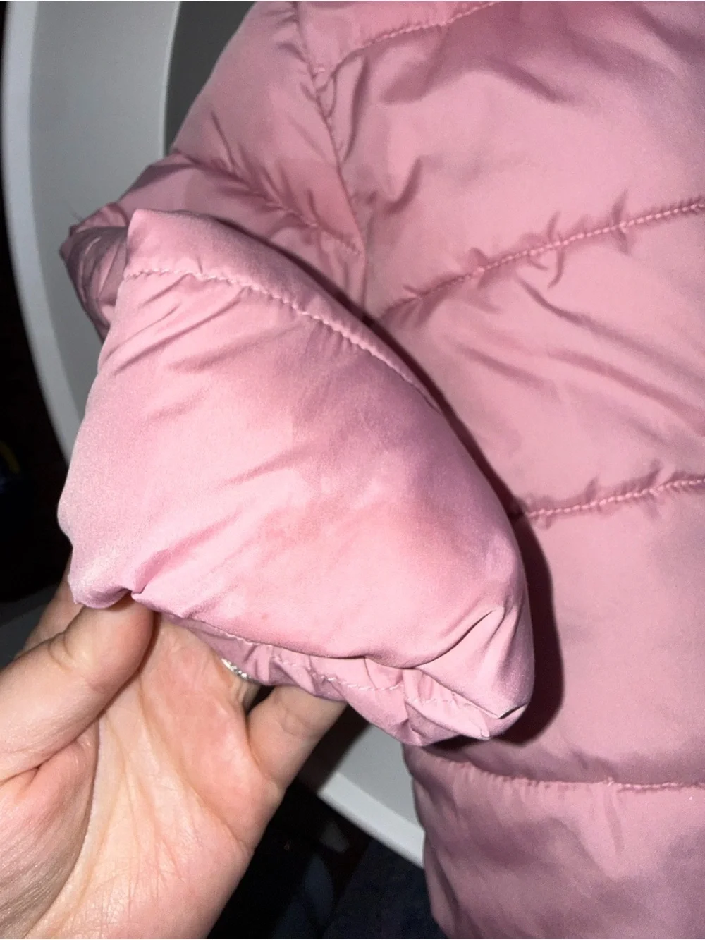 The Children's Place Pink Puffer Jacket with Hood